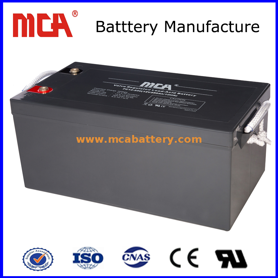 12V 250Ah AGM Gel batteria per casa